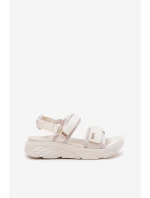 Dámské Sportovní Sandály Na Platformě Big Star RR274A076 Béžové