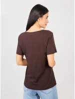 Tričko RV TS A1095.33 tmavě hnědé