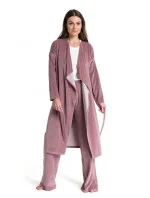 Dámský sametový župan LA087 - Lalupa Dámský sametový župan LA087 - Lalupa