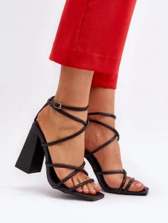 Sandály na podpatku model 193936 Step in style