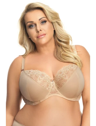 Dámská podprsenka K425 Casablanca Béžová - Gorsenia Dámská podprsenka K425 Casablanca Béžová - Gorsenia