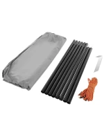 SLUNEČNÍ STŘÍŠKA S TYČEMI 3X4X2,4M