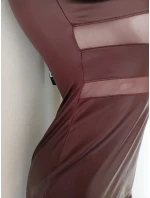 Dámské sexy šaty 18966 tmavě bordové - Koucla Dámské sexy šaty 18966 tmavě bordové - Koucla