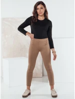 Dámské kalhoty MODSTORY camel FashionStreet UY2180