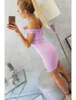 Španělské šaty s volánky fialové Španělské šaty s volánky fialové