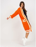 Dámský svetr LC SW 0291 oranžový Dámský svetr LC SW 0291 oranžový