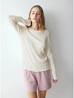 Versatile Rib Top LSL - Silk White - TRIUMPH Silk White - TRIUMPH Versatile Rib Top LSL - Silk White - TRIUMPH Silk White - TRIUMPH