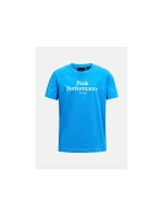 Tričko PEAK PERFORMANCE Original T-Shirt Junior, modré Tričko PEAK PERFORMANCE Original T-Shirt Junior, modré