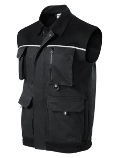 Rimeck Woody M MLI-W5294 ebenově šedá pánská vesta