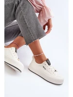 Dámské tenisky na platformě Big Star NN274254 Bílé