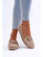 Dámské černé šněrovací mokasíny Rasirna