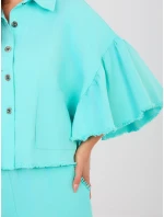 IT KR bunda FL9998.85 tyrkysová