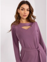 LK SK 509447 šaty.75P fialová LK SK 509447 šaty.75P fialová