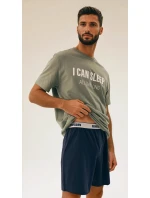 Pyžamo na spaní 42614-33X Červená/modrá - Henderson