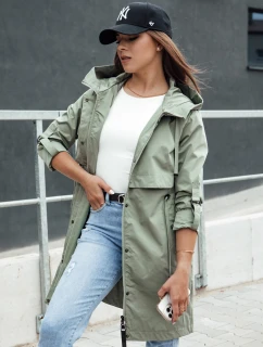 Dámská přechodná bunda parka SANXAY zelená FashionStreet TY4381