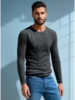 Pánský antracitový svetr WX2305 Pánský antracitový svetr WX2305