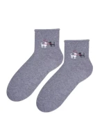 Vzorované netlačící ponožky Steven art.099 35-40