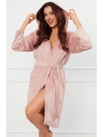 Italian Fashion Akara long barva: pudrově růžová