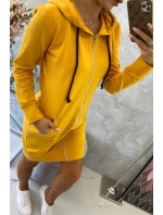 Mikina s kapucí v hořčicové barvě Mikina s kapucí v hořčicové barvě