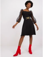 Šaty LK SK 508854.56 černá Šaty LK SK 508854.56 černá