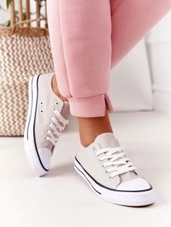 Dámské Klasické Tenisky Šedé Omerta