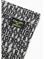 Pánské boxerky 112074 3F508 03348 šedé se vzorem - Emporio Armani Pánské boxerky 112074 3F508 03348 šedé se vzorem - Emporio Armani