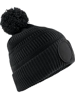 Beechfield B 530R Pletená čepice Patch "Fan" 53.530R black Beechfield B 530R Pletená čepice Patch "Fan" 53.530R black