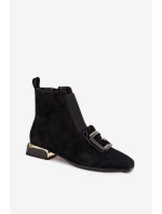 Boty na podpatku model 220202 Step in style Boty na podpatku model 220202 Step in style