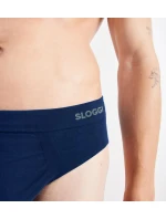 Pánské slipy GO Smooth Brief C2P - UNKNOWN - modré V003 - SLOGGI