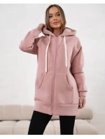 Gruba rozpinana bluza damska Goodlookin jasny różowy (551)
