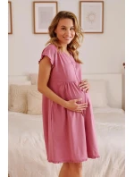 Dámská těhotenská košile 9600 pink - Doctornap