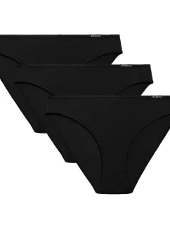 Dámské kalhotky 3 pack 580 black - Atlantic