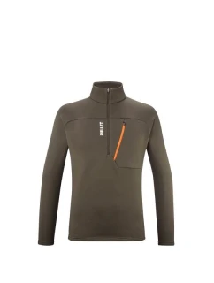 MILLET M Seneca Fleecová mikina Po Zip zelená