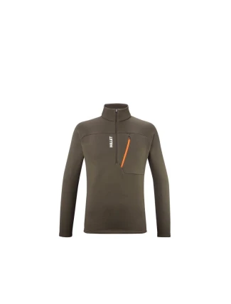 MILLET M Seneca Fleecová mikina Po Zip zelená MILLET M Seneca Fleecová mikina Po Zip zelená