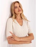 Jumper PM SW B 615.18 světle béžový Jumper PM SW B 615.18 světle béžový