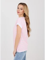 RV tričko TS A1125.85 bílo-růžová
