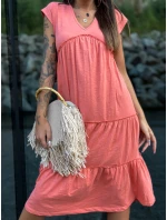 TW SK 2206 šaty.04P korál