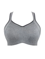 Podprsenka balkonetka Sports Balconnet charcoal marl 9441 melanž - Sculptresse Podprsenka balkonetka Sports Balconnet charcoal marl 9441 melanž - Sculptresse