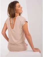 Dámské šaty WN SK 658.62P Béžová - FPrice