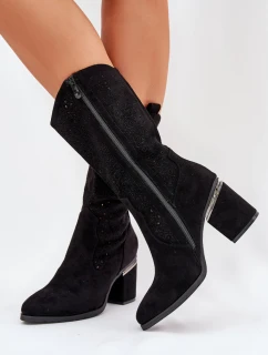 Ažurové kozačky model 218496 Step in style