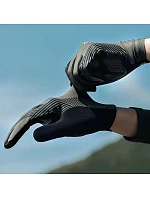 Cyklistické rukavice Rockbros 16110006002 tlumení velikost M - zelená/černá