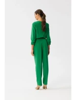 S355 Kombinéza s děleným výstřihem - zelená