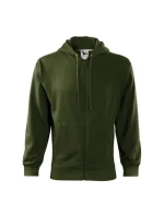 Pánská módní mikina na zip (vojenská)
