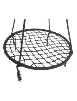 ZAHRADNÍ HOUPACÍ SÍŤ ČAPÍ HNÍZDO 80CM ŠEDÁ