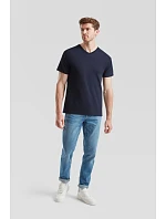 Fruit of the Loom Valueweight V-Neck T Tričko s výstřihem do V 16.1066 black
