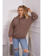 Mikina s kapucí mocca Mikina s kapucí mocca