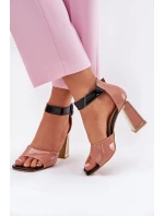 Sandály na podpatku model 212824 Step in style Sandály na podpatku model 212824 Step in style