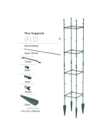 PODPĚRKY NA PODLAHU 21x21x120 cm FOREST GREEN dětské