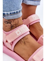 Dámské Sportovní Sandály Big Star LL274729 Růžové