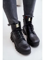 Zazoo 2831 Dámské Botky Z Přírodní Kůže Černé